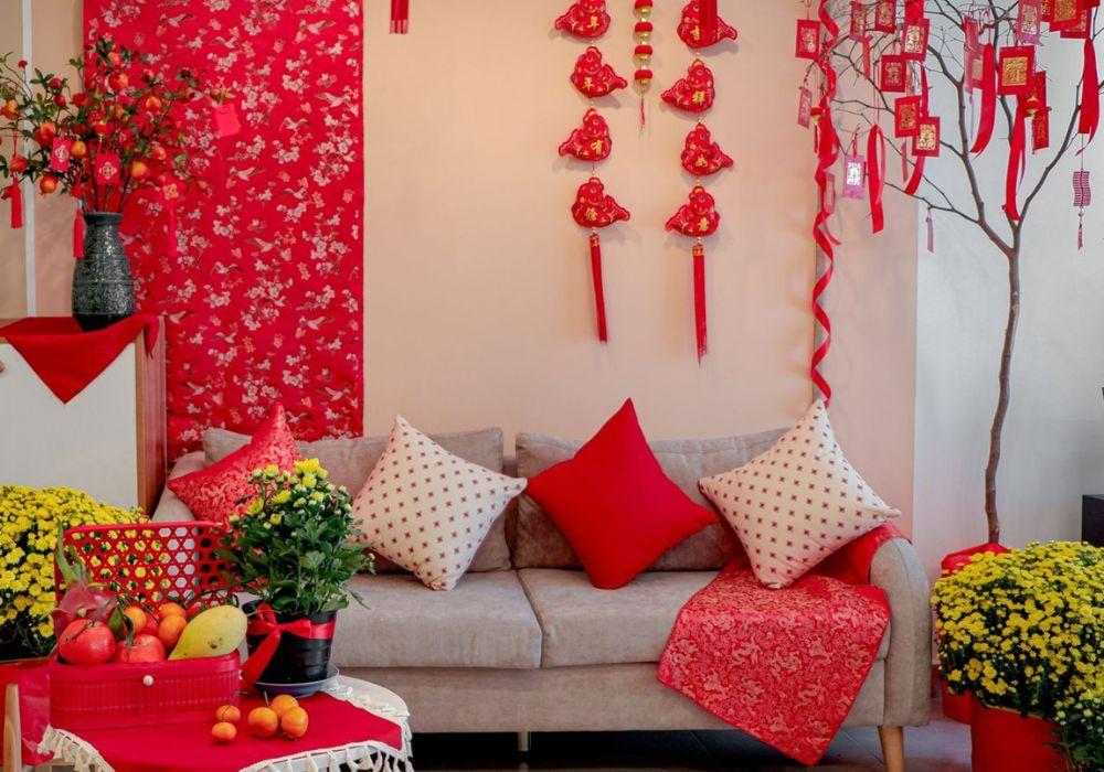 Trang trí phụ kiện Tết may mắn