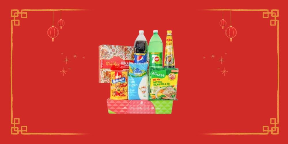 Giỏ quà tết 200k
