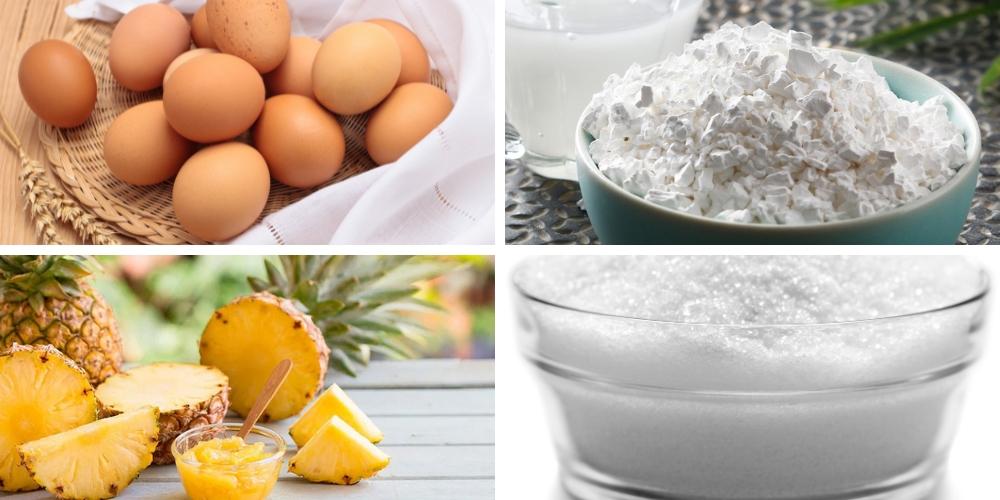 Nguyên liệu làm bánh thuẫn nướng