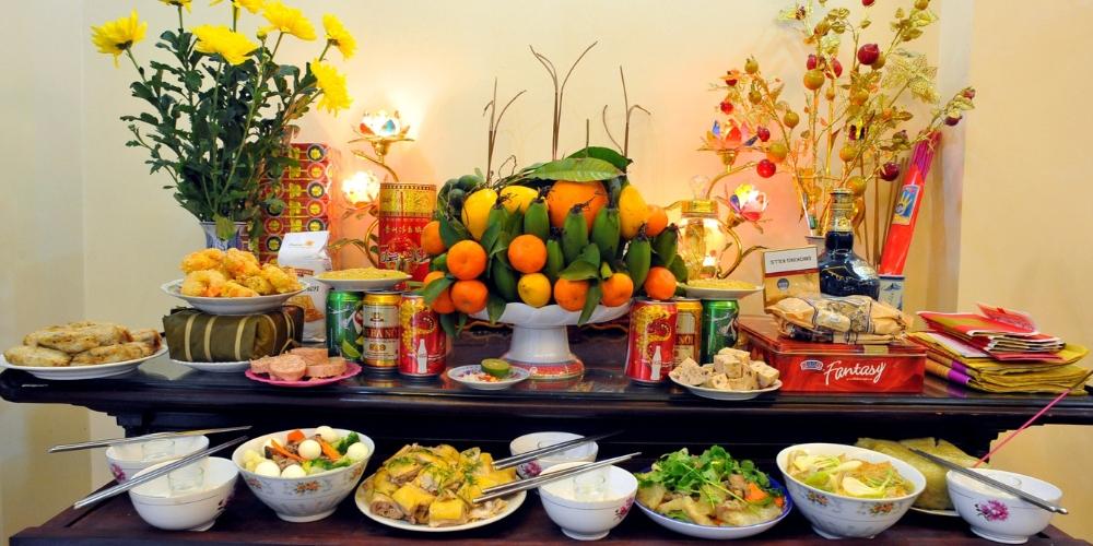Cách trang trí bàn thờ ngày Tết