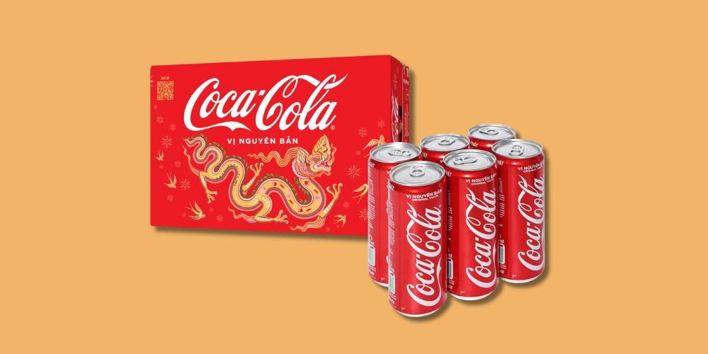 Nước giải khát Coca Cola lon 24 lon x 320ml