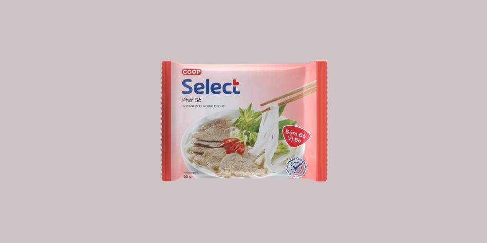Phở bò Coop Select 65g