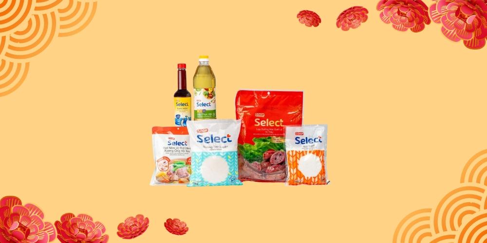 Hộp quà Coop 249k Tết 2024 – Đỏ