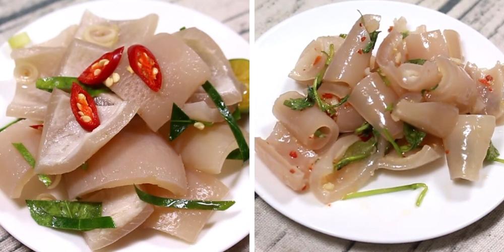 Da heo ngâm chua ngọt