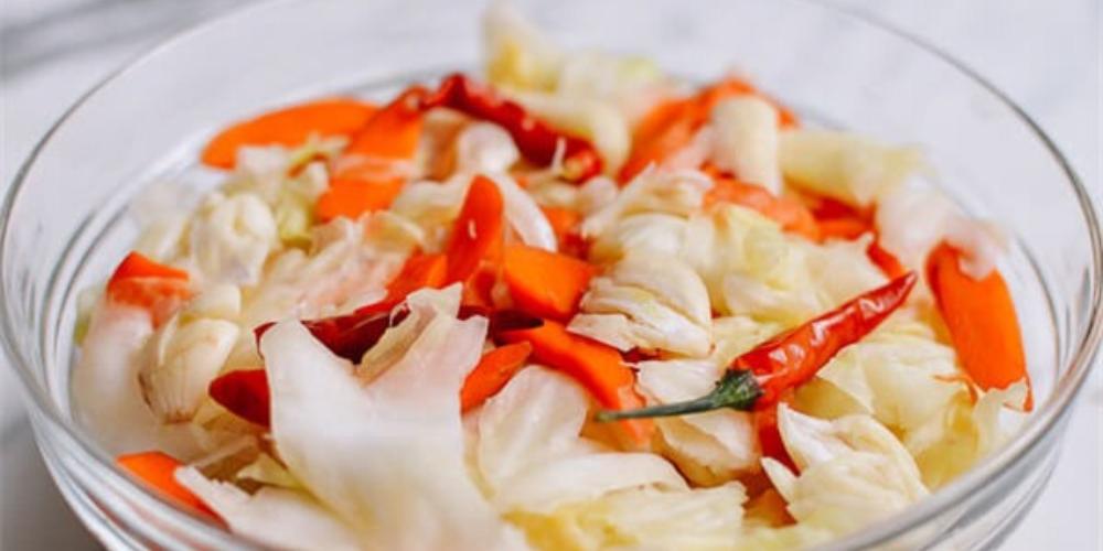 Bắp cải ngâm chua ngọt