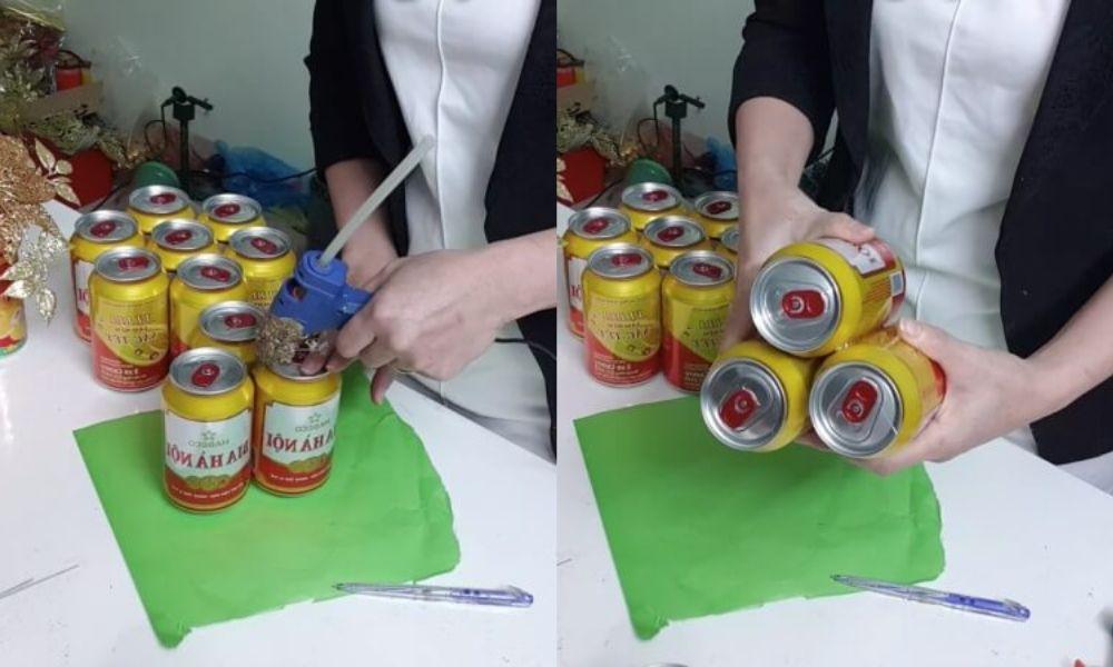 Bước 2: Xây dựng tầng giữa cho tháp