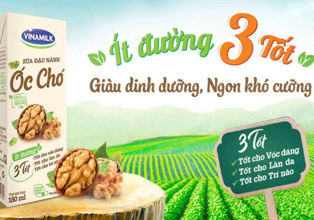 Sữa đậu nành Vinamilk óc chó