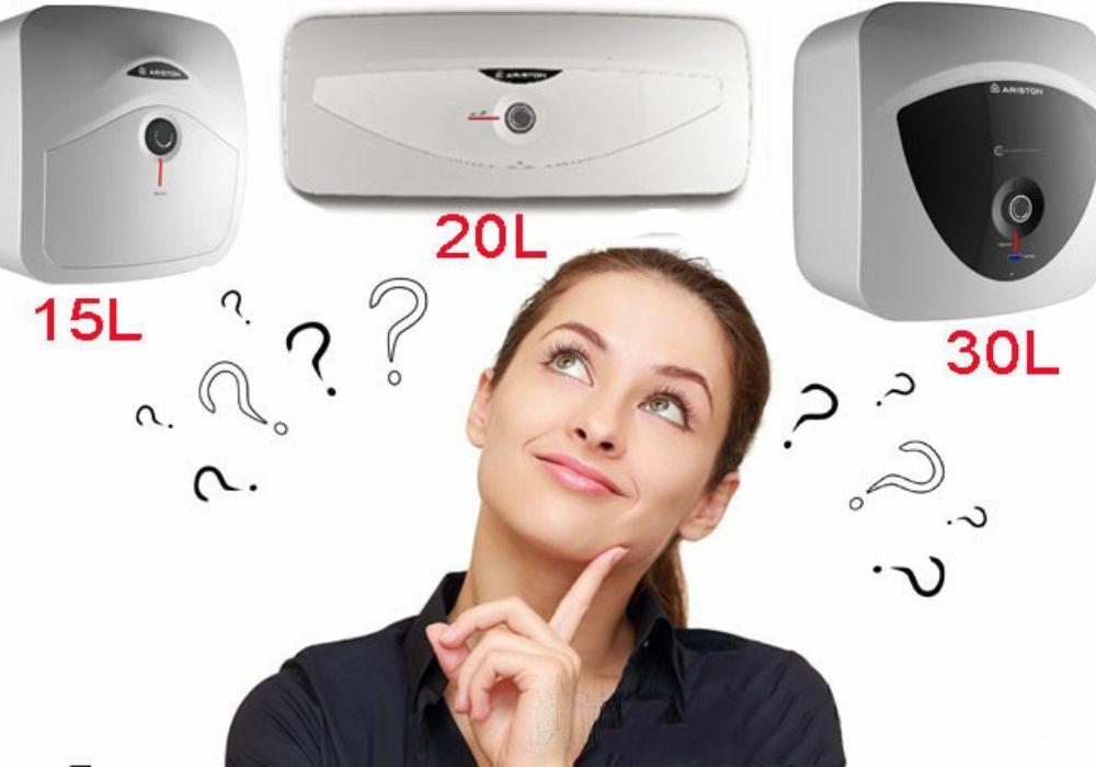 Lựa chọn dung tích phù hợp với nhu cầu sử dụng