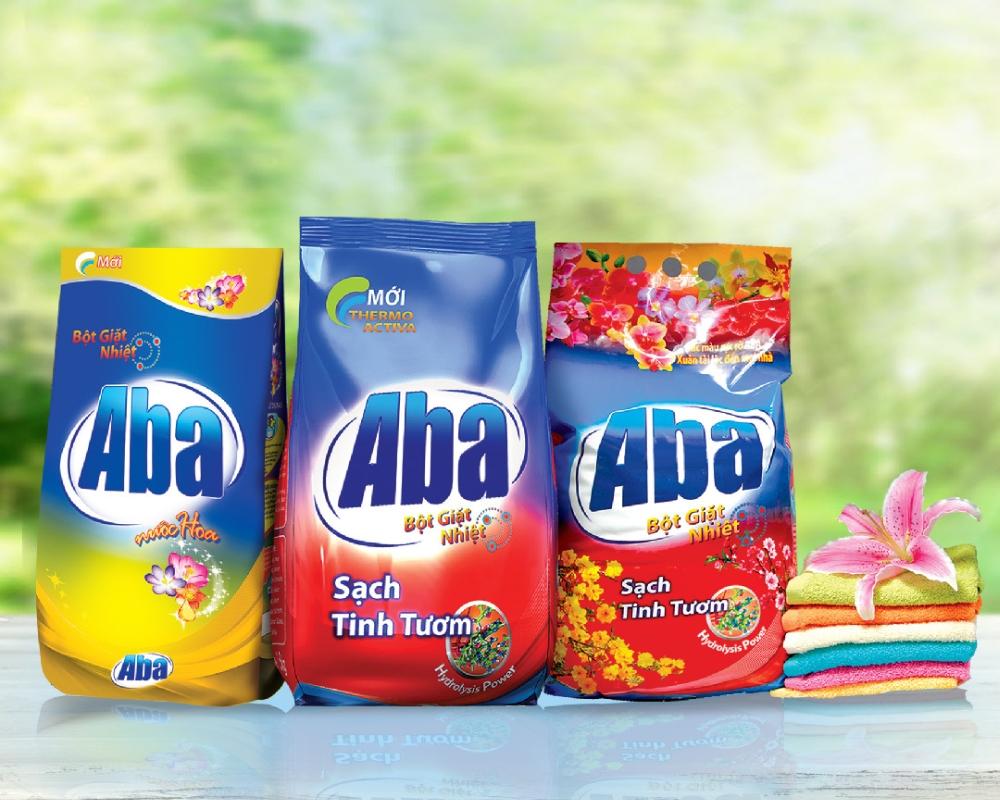 Thành phần của bột giặt Aba