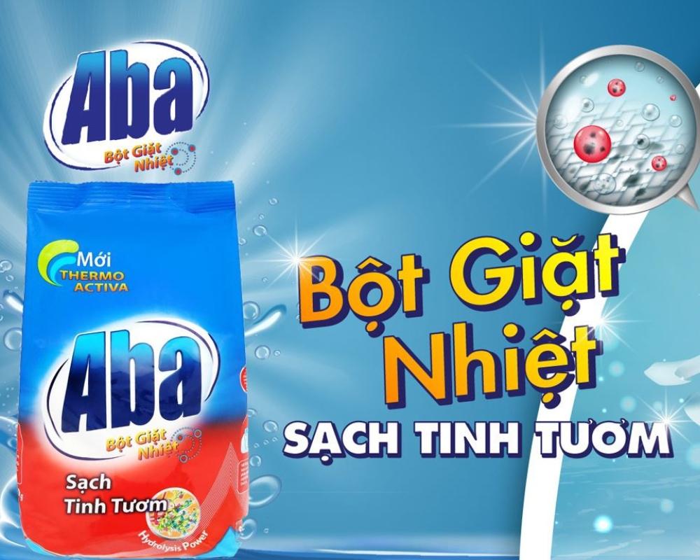 Bột giặt Aba 800g với khả năng làm sạch tinh tươm
