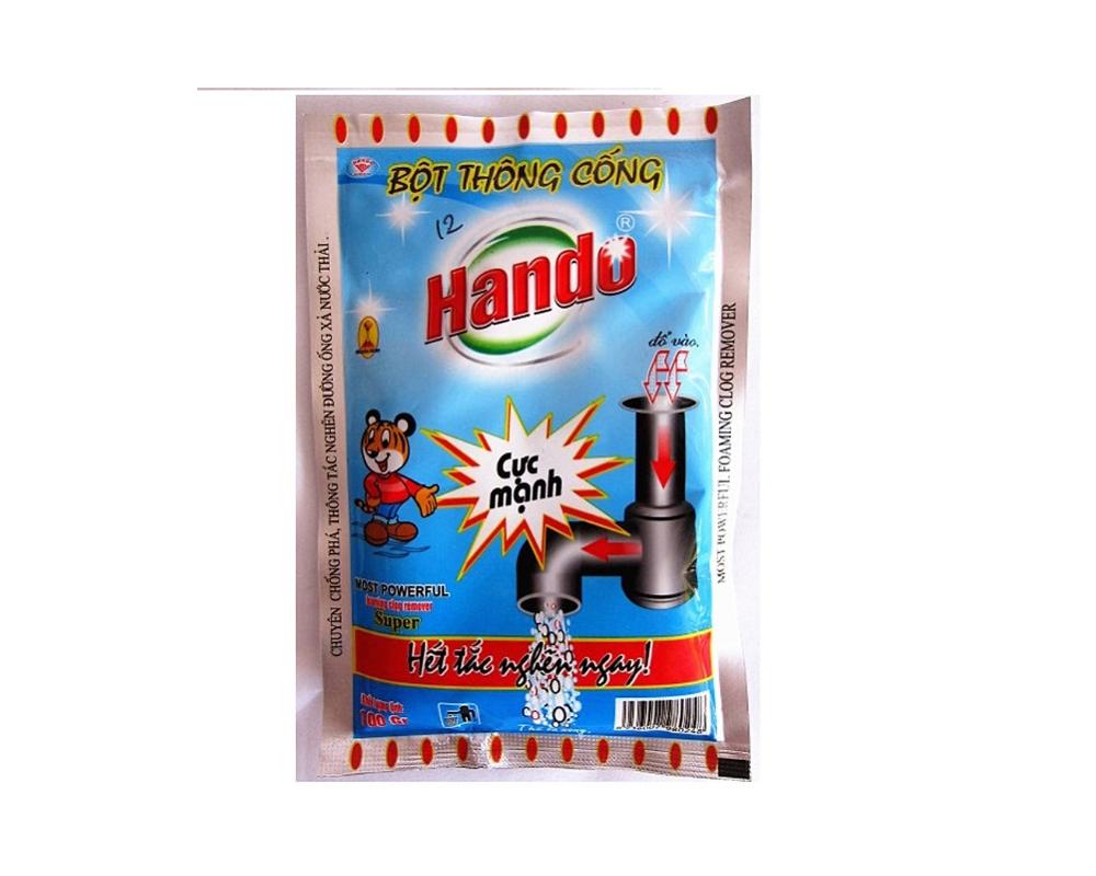 Bột thông cống Hando 100g giá 16,800đ