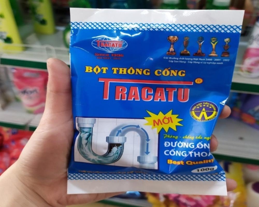 Bột thông nghẹt cống Tracatu