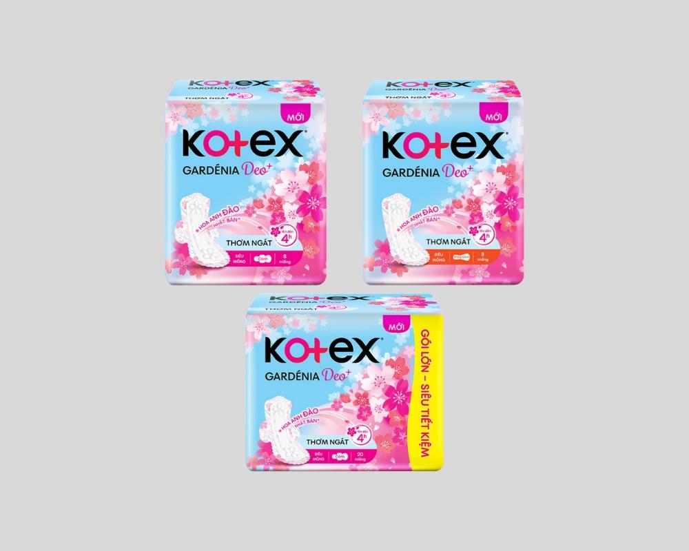 Băng vệ sinh Kotex Gar Deo anh đào