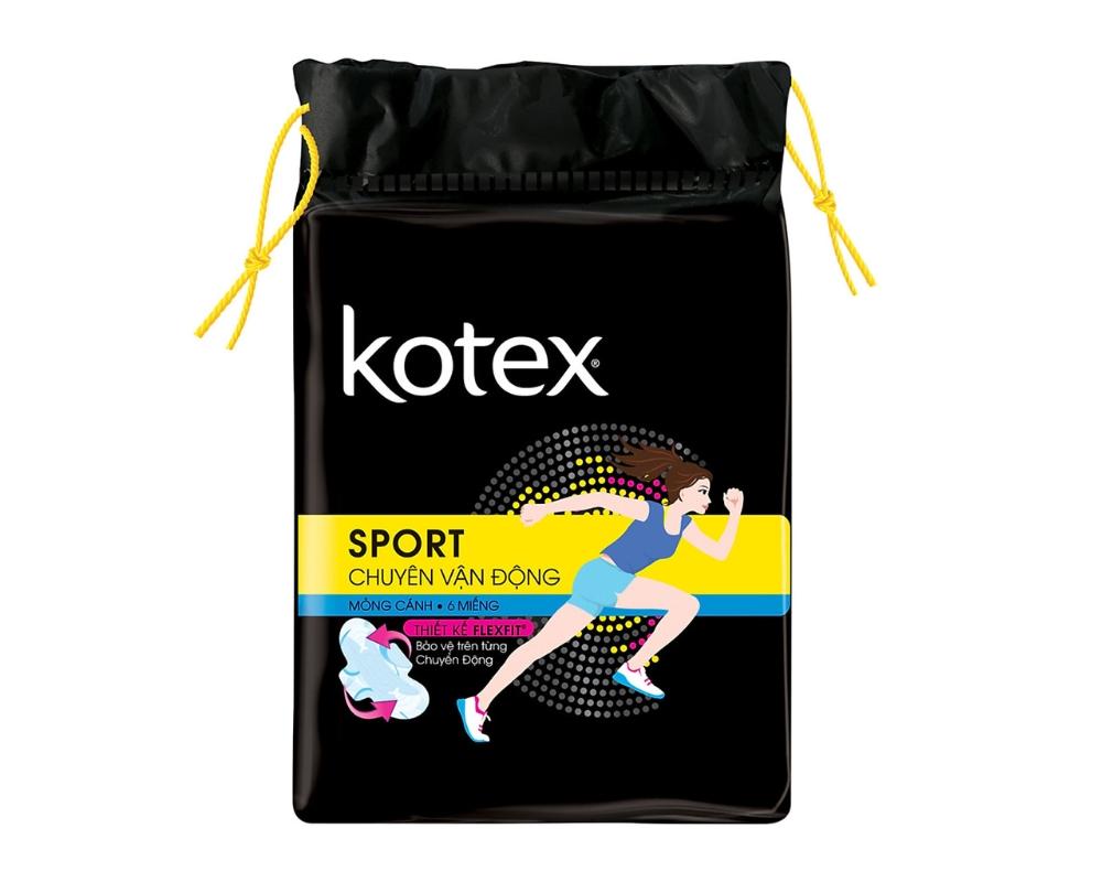 Kotex loại nào tốt? Băng vệ sinh Kotex Sport