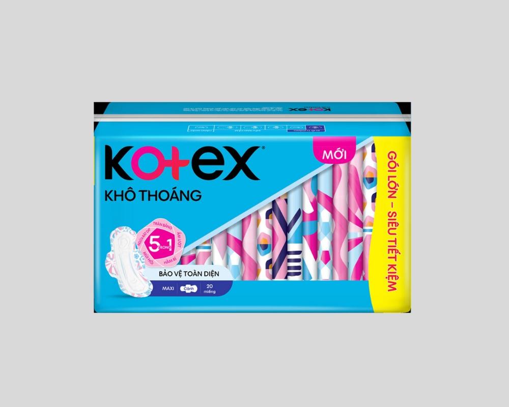 Băng vệ sinh Kotex Style bảo vệ toàn diện