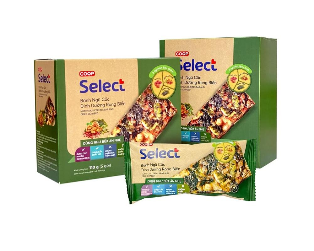 Bánh ngũ cốc rong biển Coop Select