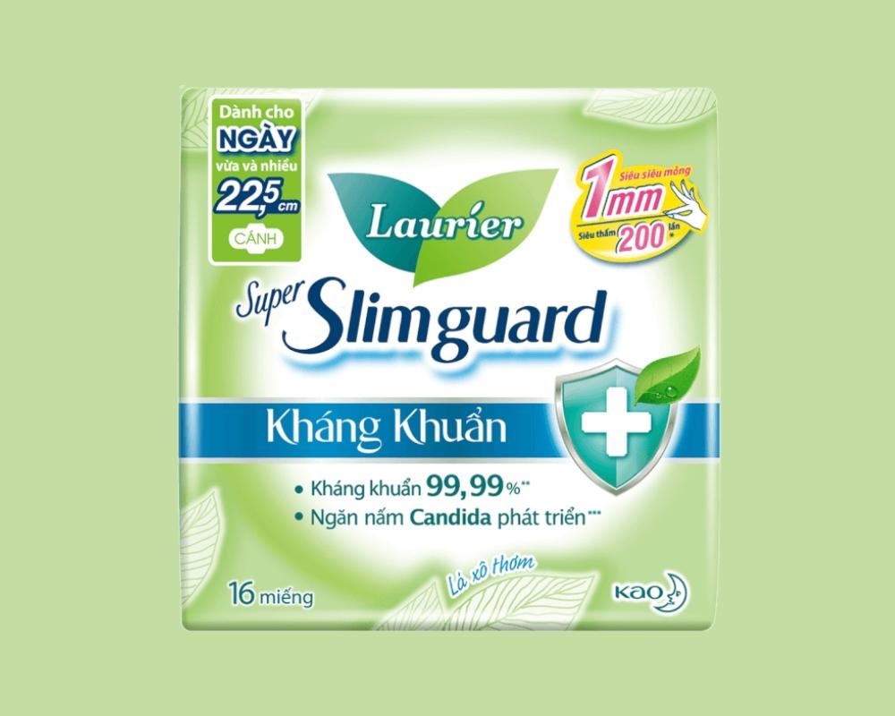 Băng vệ sinh Laurier Kháng Khuẩn 22.5cm 16 miếng