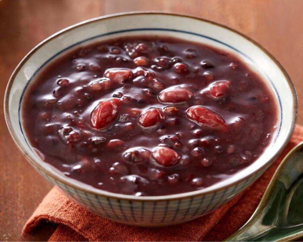 Chè táo đỏ khô và đậu đỏ