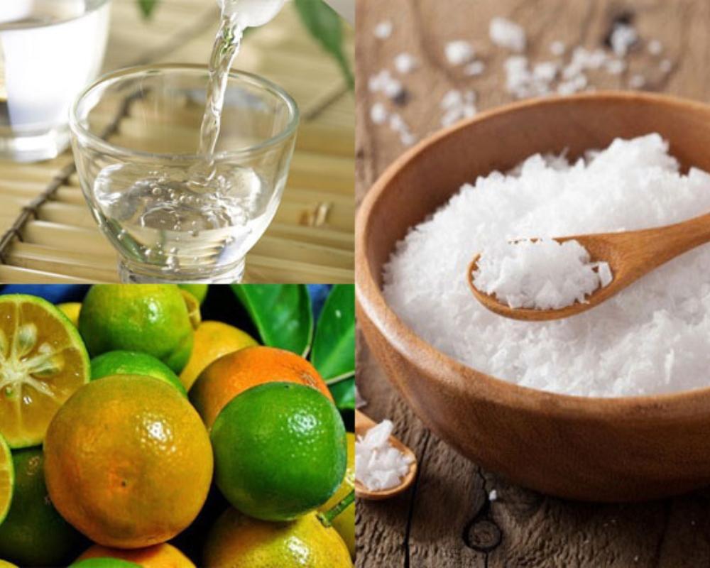 Cách làm nước rửa chén hữu cơ từ quả tắc, giấm và muối