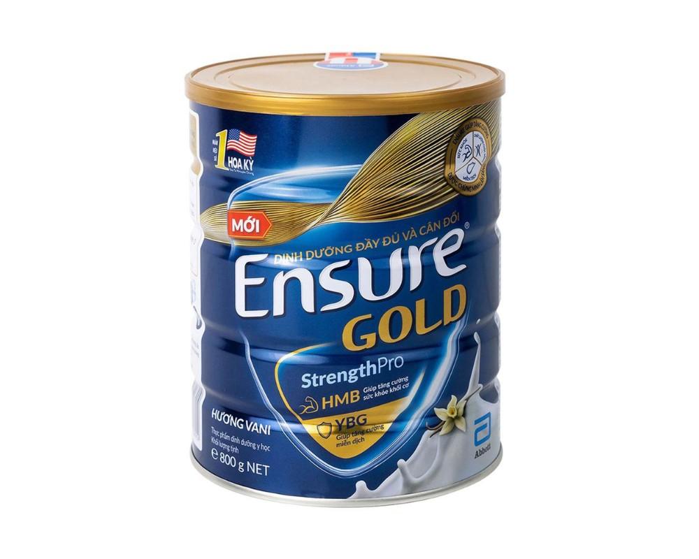 Thực phẩm dinh dưỡng Ensure lúa mạch hộp thiếc 800g
