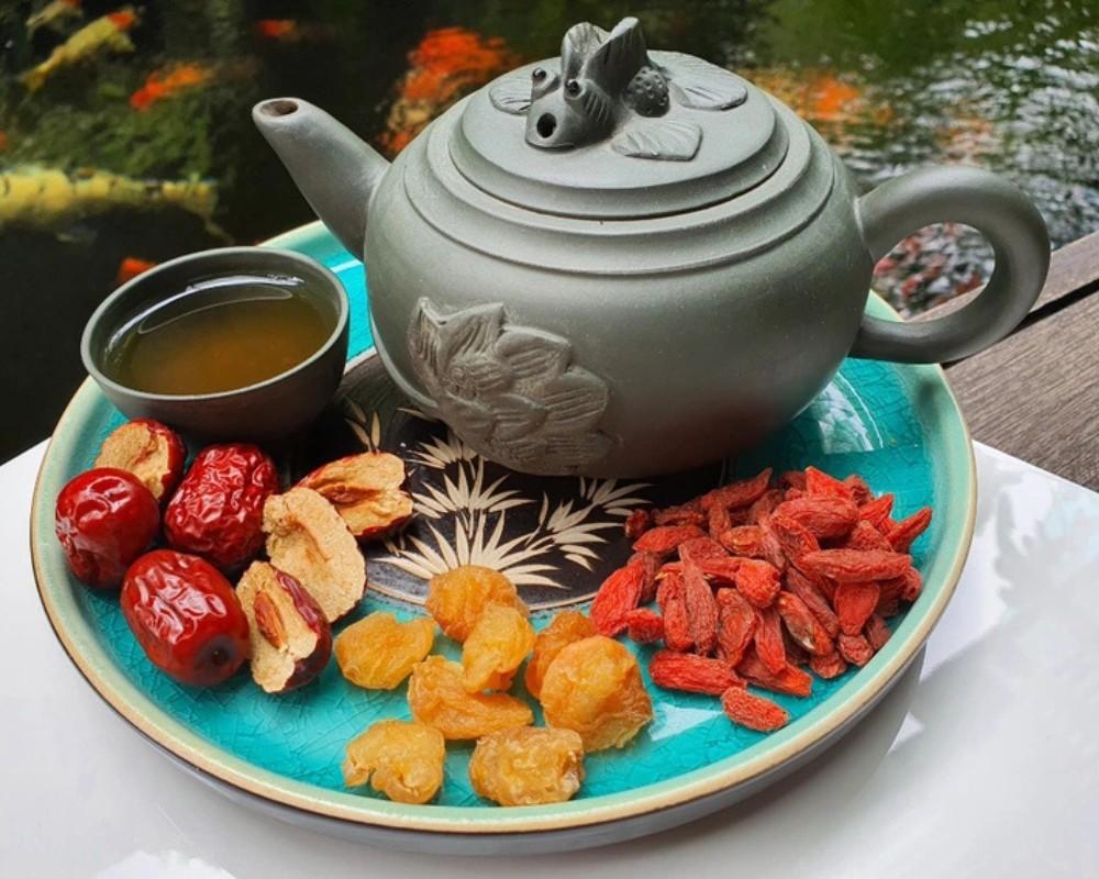 Trà táo đỏ kỷ tử giúp hỗ trợ tiêu hoá