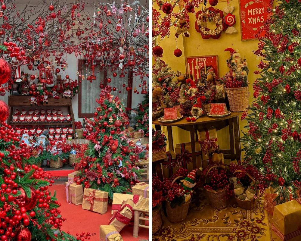 Quán cà phê chụp ảnh noel - Tiệm Trà Tháng Tư