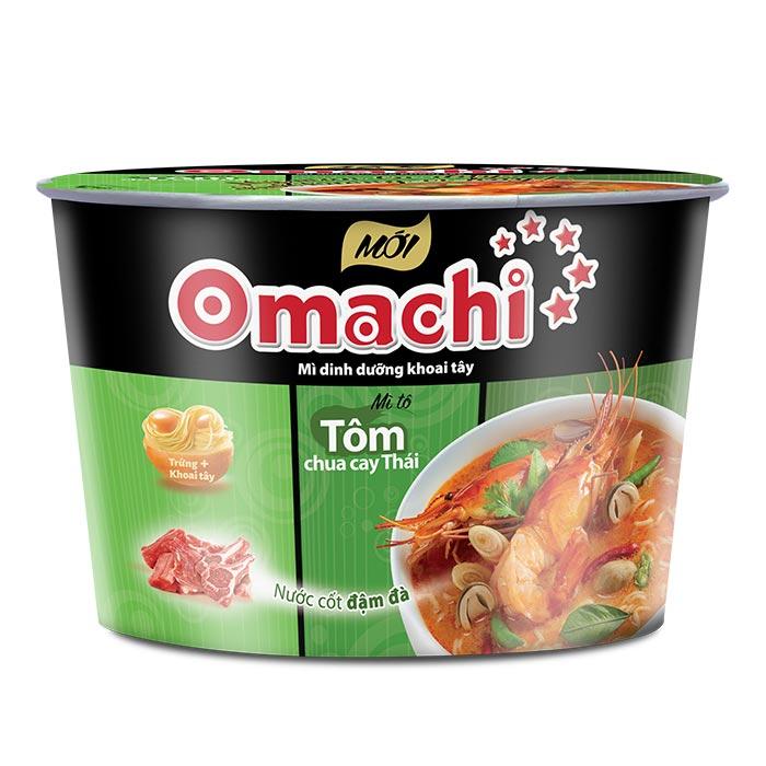 Mì dinh dưỡng Omachi xốt tôm chua cay thái tô 91g Đặt hàng Coop Online