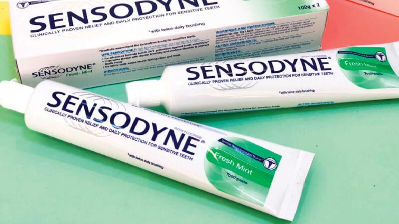 Sensodyne là một thương hiệu kem đánh răng nổi tiếng và được tin dùng trên thế giới