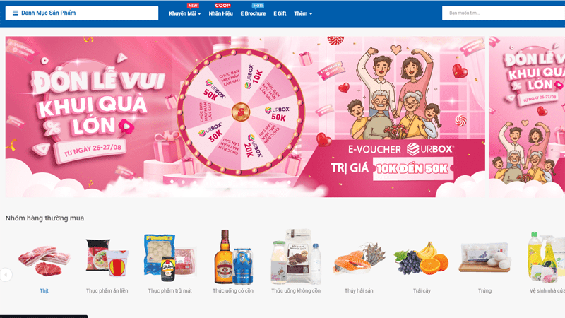 Săn E-Voucher UrBox trên website Cooponline.vn