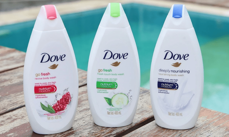 Sữa tắm Dove mang đến sự nuôi dưỡng sâu bên trong