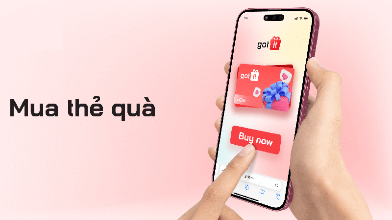 Voucher Got It là thẻ quà tặng điện tử, cho phép bạn mua hàng trên các website