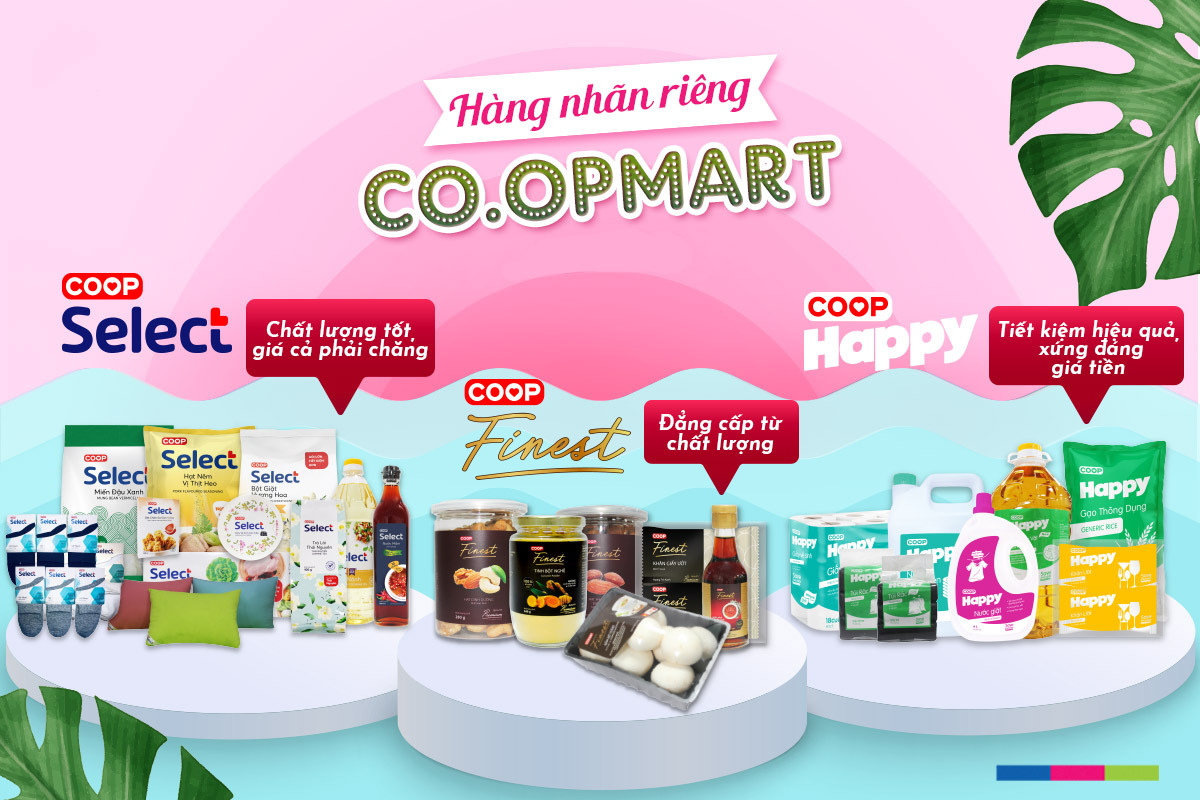 Đa dạng sản phẩm, linh hoạt lựa chọn từ Hàng nhãn riêng Co.op