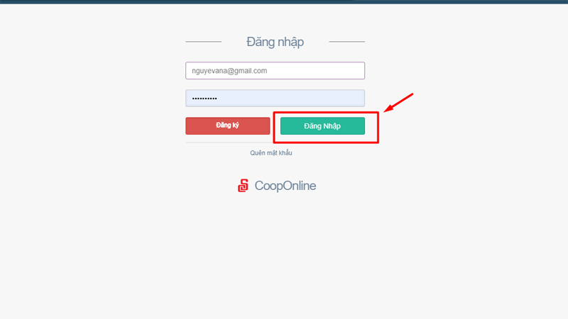 Truy cập vào website Co.op Online