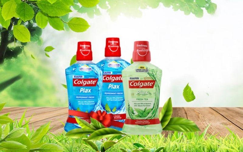 Nước súc miệng Colgate Plax giúp loại bỏ 99.9% vi khuẩn