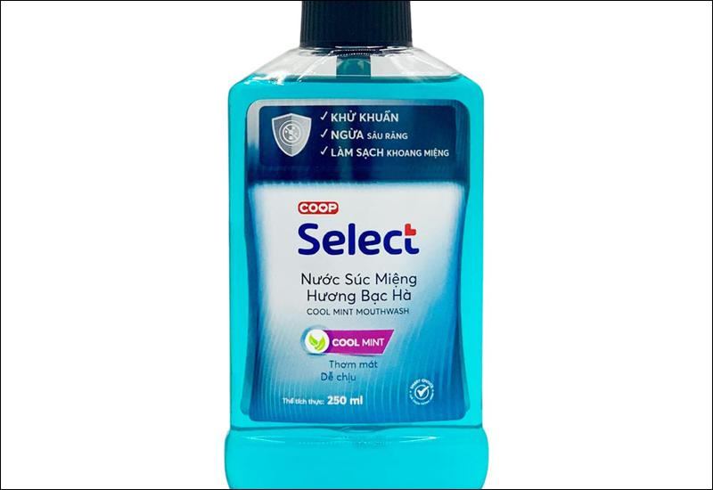 Nước súc miệng Coop Select giúp chăm sóc và bảo vệ sức khỏe răng miệng