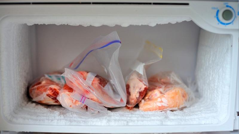 Thời gian lưu trữ tối đa là 4 tháng đối với thịt chưa nấu chín