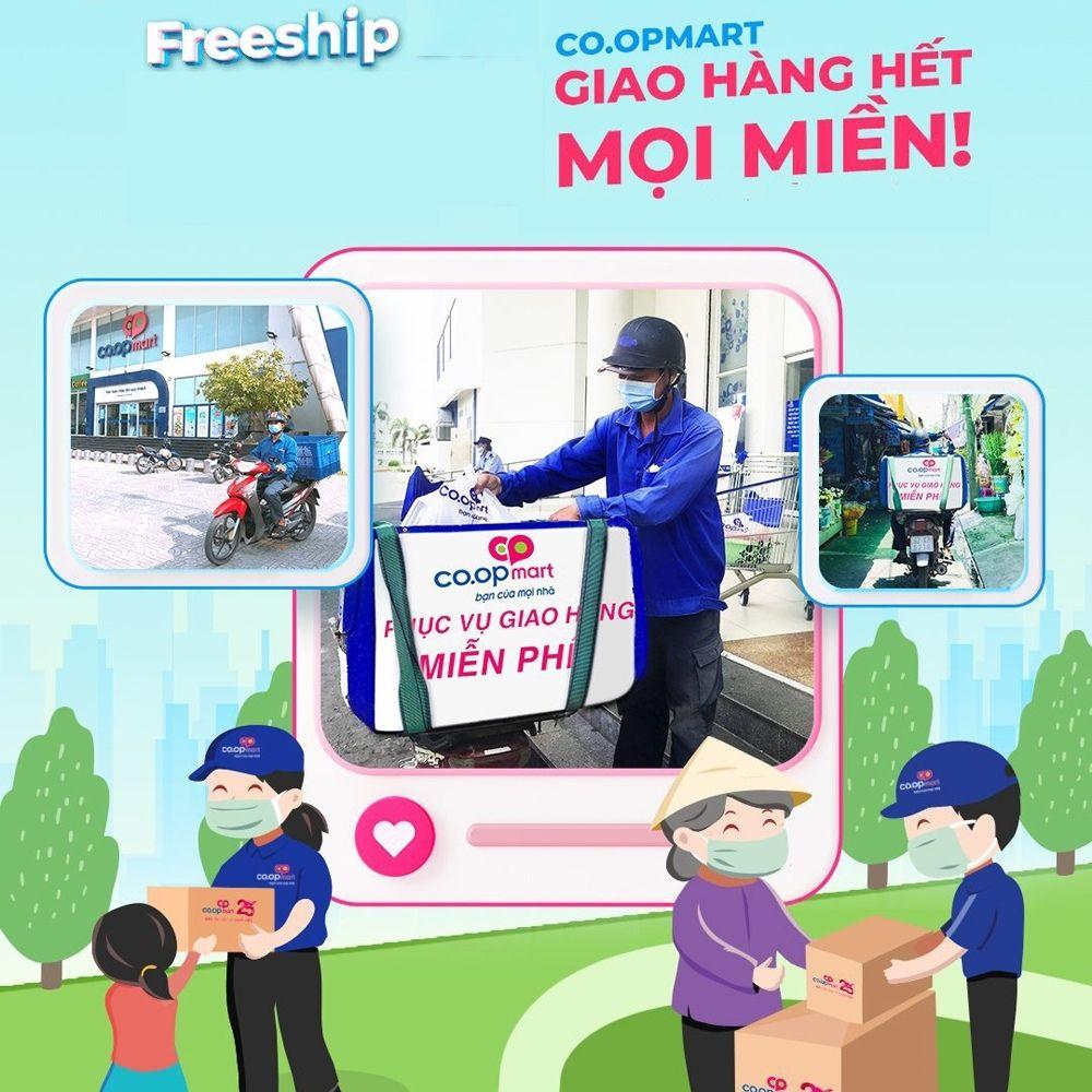 2 cách để được miễn phí vận chuyển Co.op Online khi mua hàng