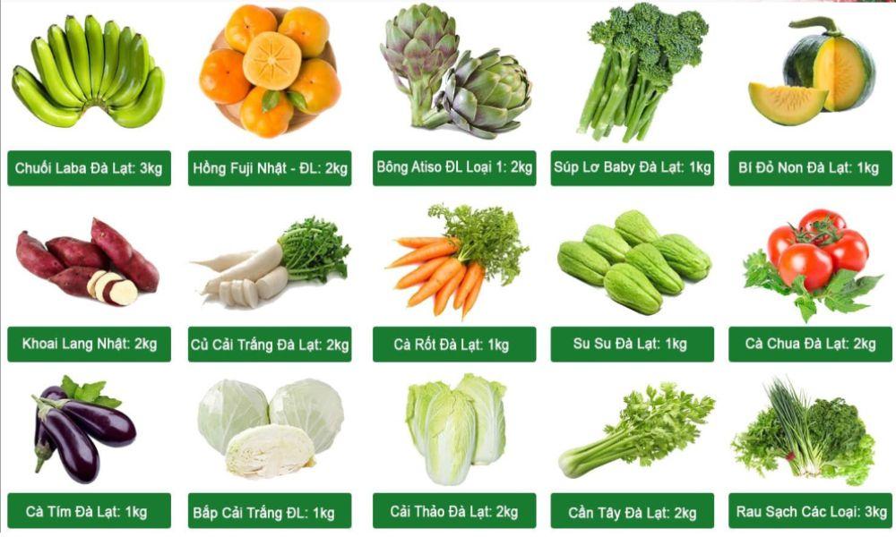 Lợi ích khi mua rau củ quả ở siêu thị trực tuyến Co.op Online