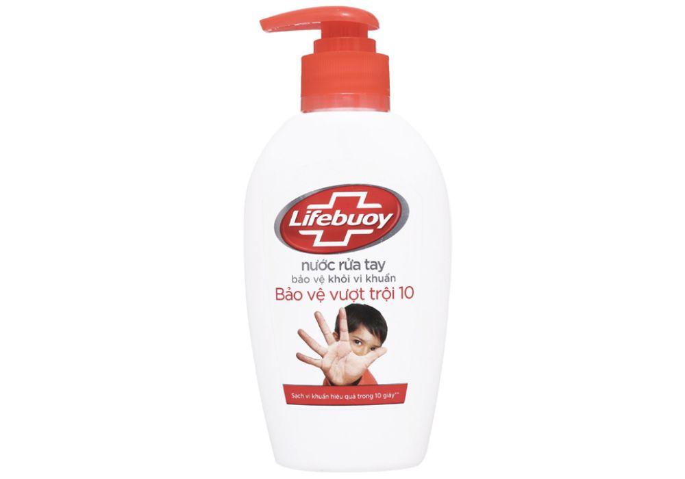 Nước rửa tay Lifebuoy Vitamin bảo vệ vượt trội 10