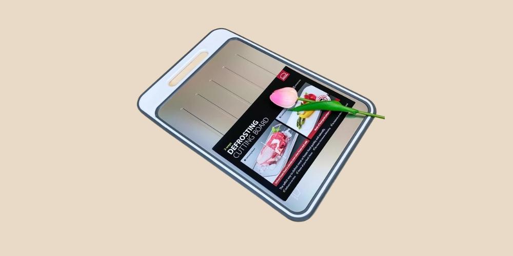Thớt rã đông 2 mặt nhôm và nhựa Lock&Lock CSC411