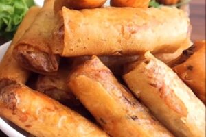 Hướng dẫn cách làm chả giò chay đậu xanh đơn giản tại nhà