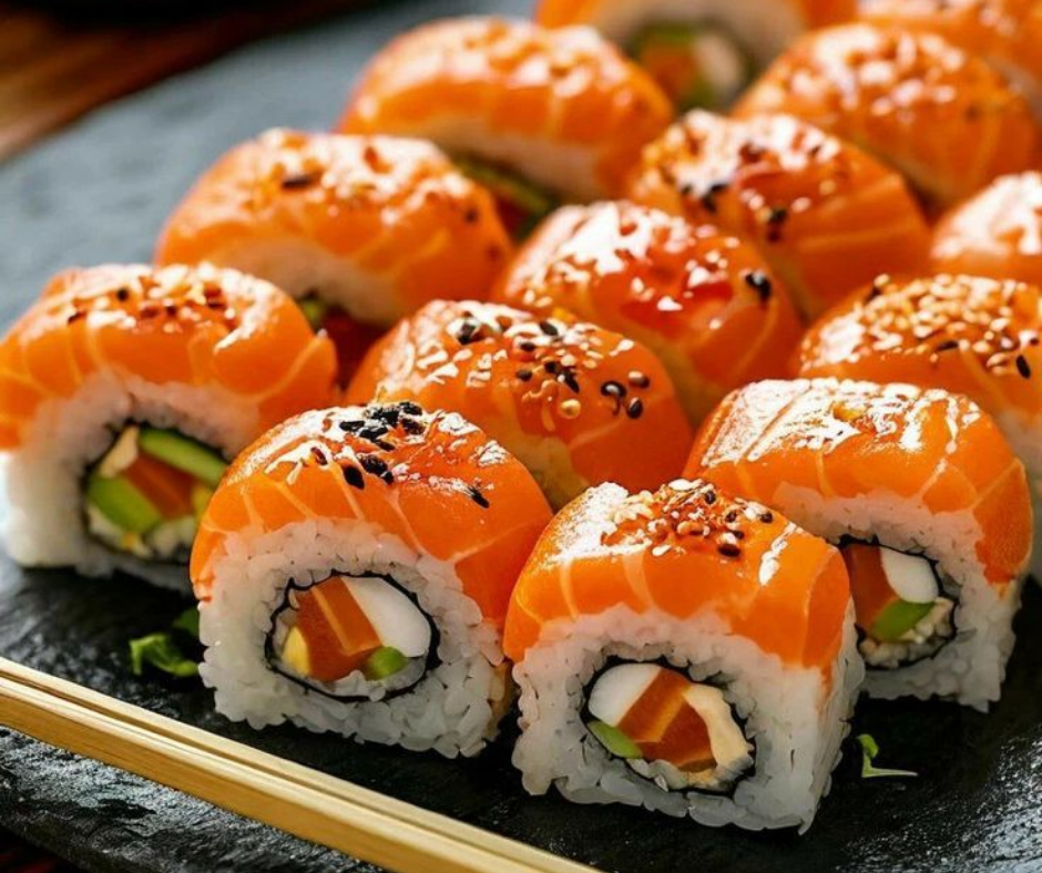 Sushi cá hồi cuộn bơ Co.op