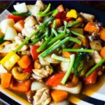 Hạt điều xào rau củ chay