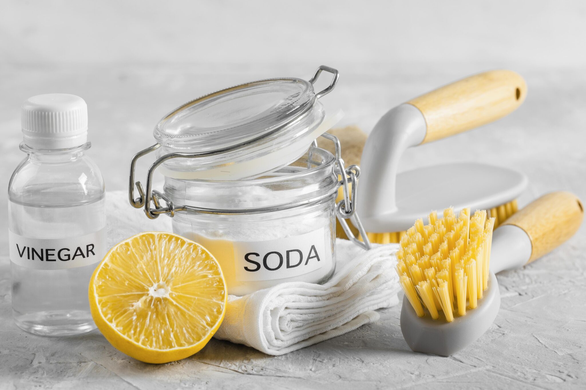 Baking soda và giấm