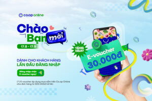 Chào bạn mới Co.op Online