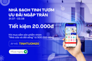 Áp mã TINHTUOM20 để nhận ngay ưu đãi giảm 20.0000đ
