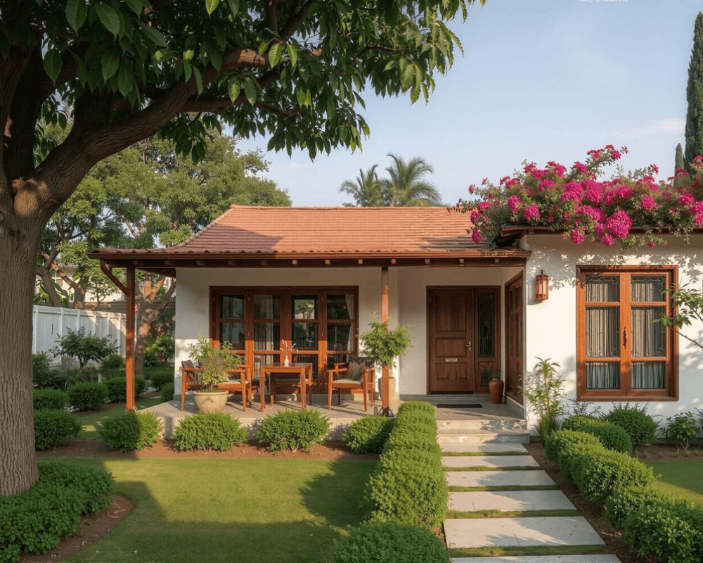 Nắng sớm giúp cho ngôi nhà tràn đầy năng lượng