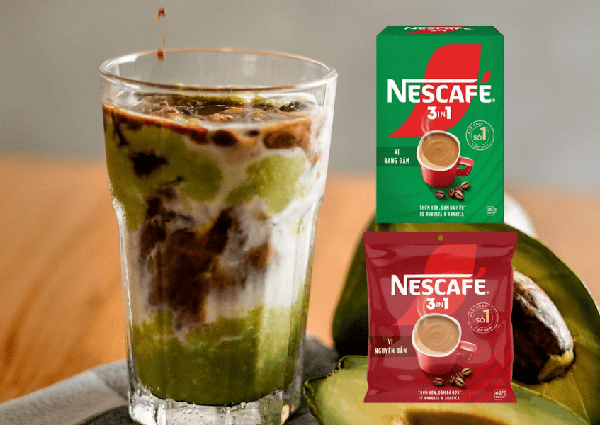 Cà phê kem bơ đơn giản với Nescafé Việt
