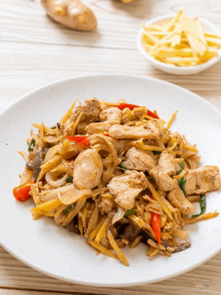 Cách làm gà kho gừng