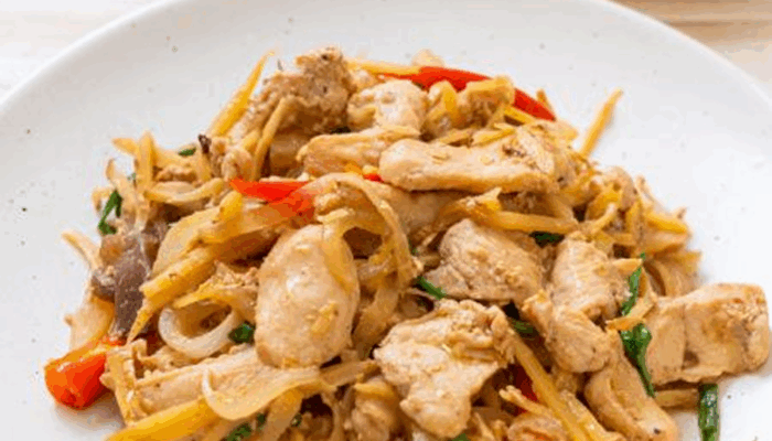 Cách làm gà kho gừng